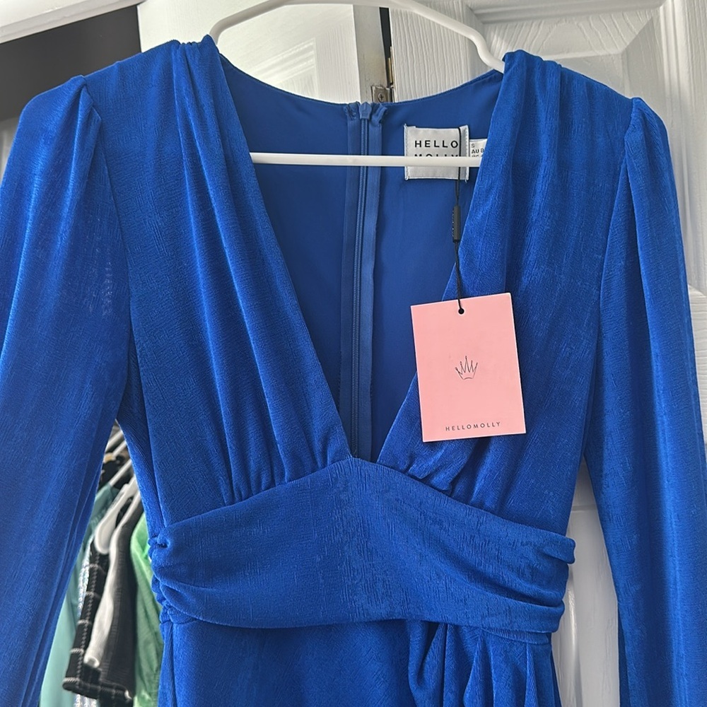 Hello Molly Blue Dress - Picture 2 of 5
